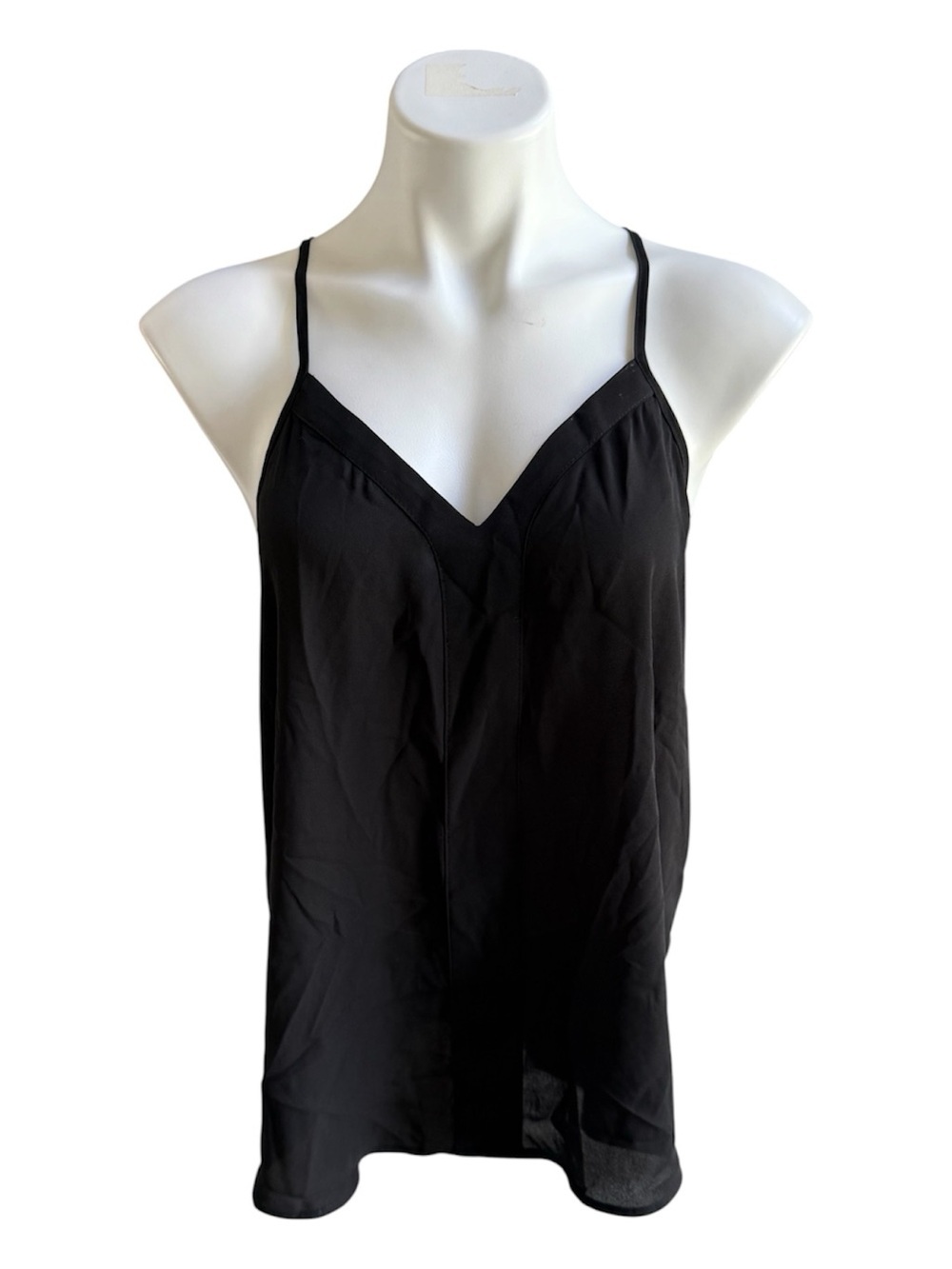 Les Sèrein Aysa Halter Neck Blouse Black Medium NWT
